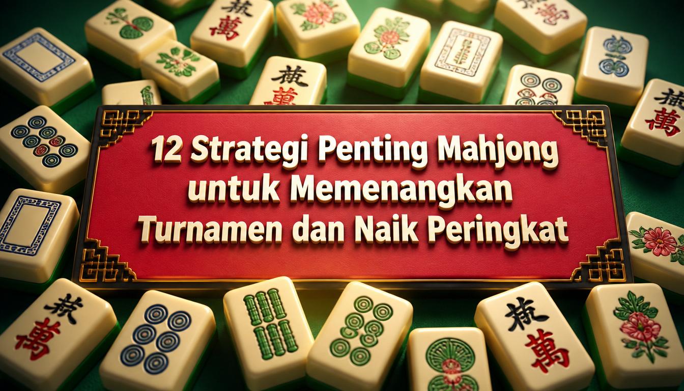 12 Strategi Penting Mahjong untuk Memenangkan Turnamen dan Naik Peringkat