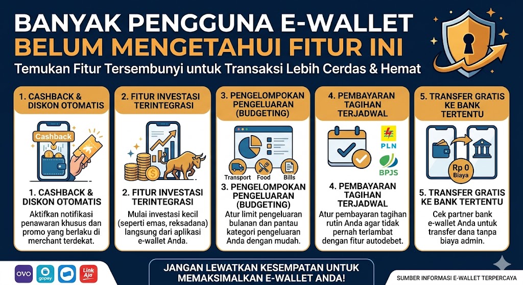Banyak Pengguna E Wallet Belum Mengetahui Fitur Ini