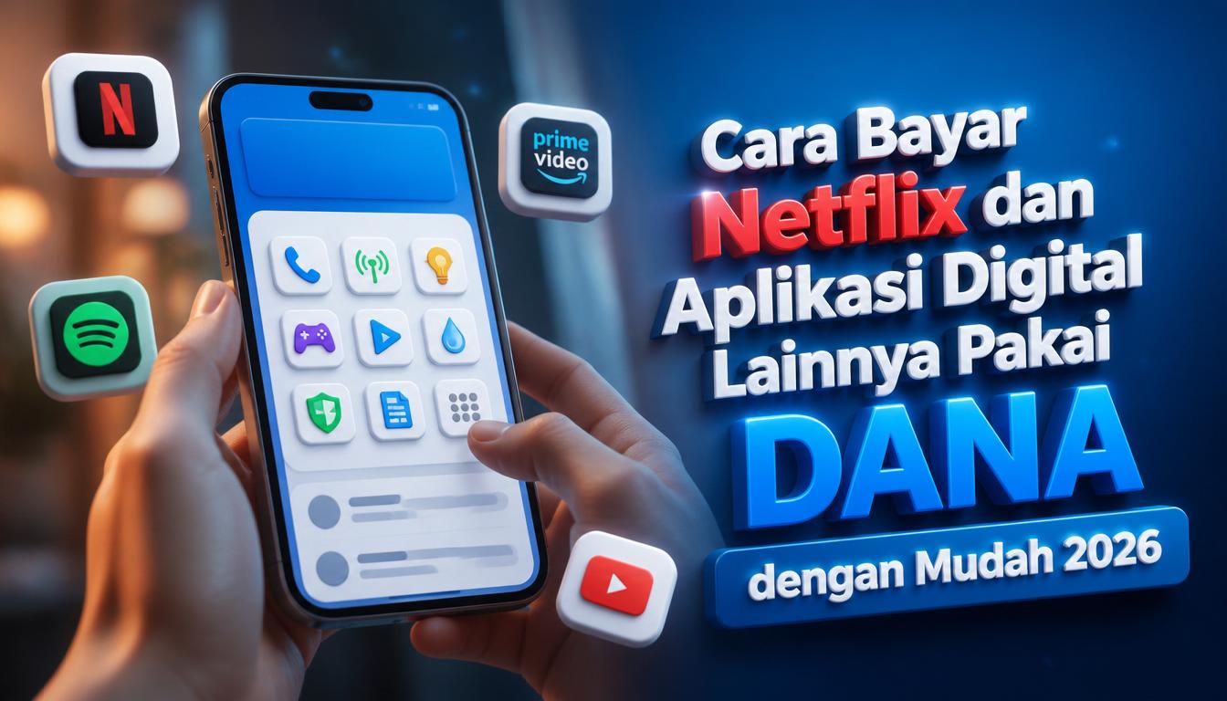 Cara Bayar Netflix dan Aplikasi Digital Lainnya Pakai DANA dengan Mudah