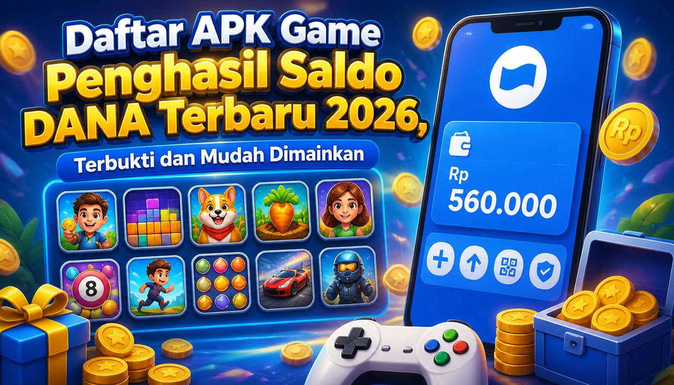 Daftar APK Game Penghasil Saldo DANA Terbaru 2026, Terbukti dan Mudah Dimainkan