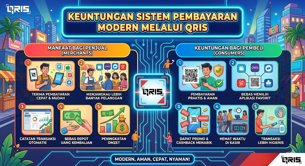 Keuntungan Sistem Pembayaran Modern melalui QRIS