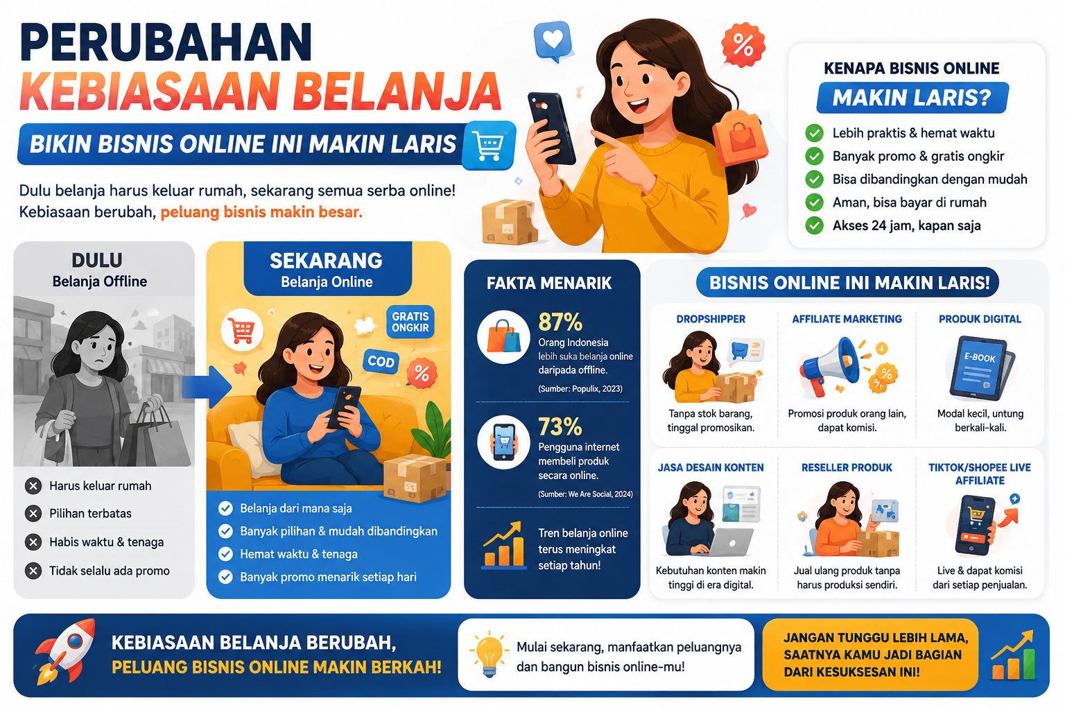 Perubahan Kebiasaan Belanja Bikin Bisnis Online Ini Makin Laris